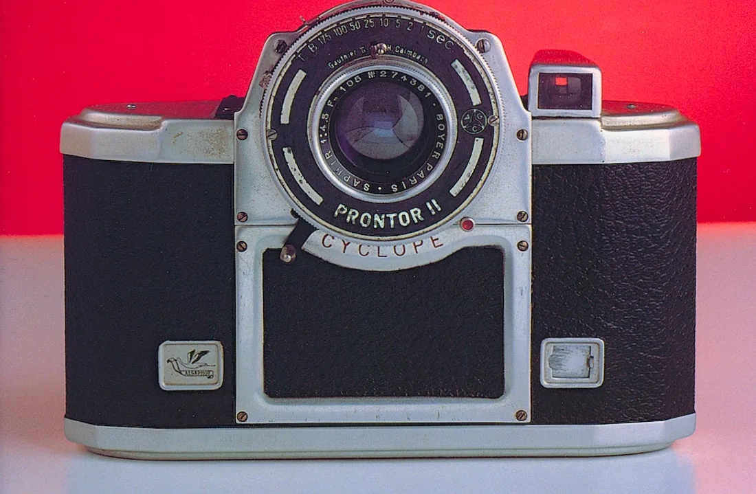 L'appareil Cyclope · réflexe Alsaphot · obturateur Prontor II